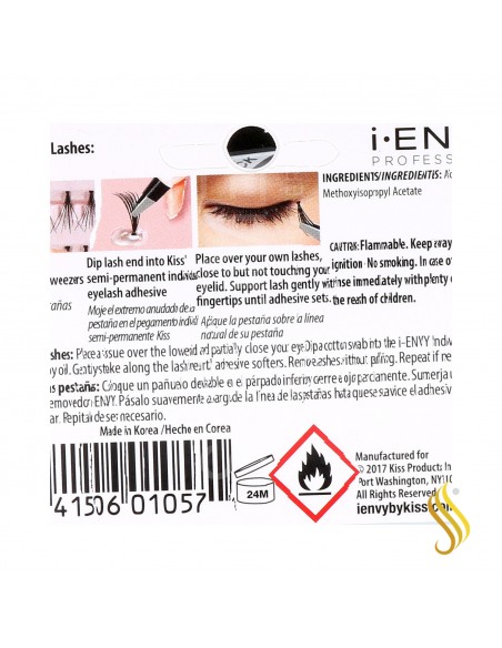 I Envy Individuel Eyelash/Cil Adhésif Clear (Pkpeg03)