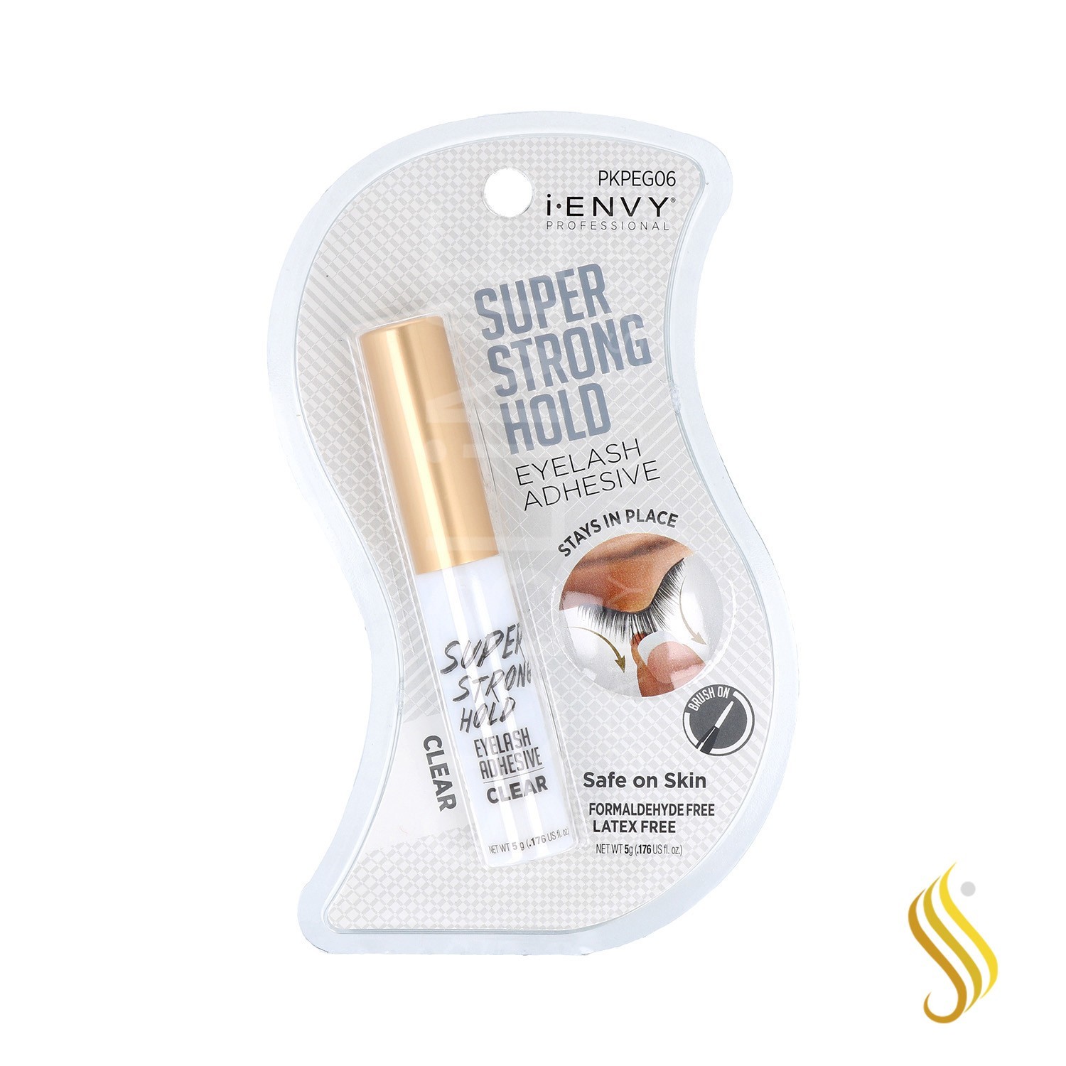 I Envy Eyelash/Adhesive Super Strong Clear (Pkpeg06)