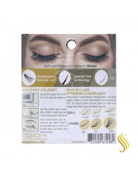 I Envy V Luxe Extension Cluster Short Lash (Vlei01)