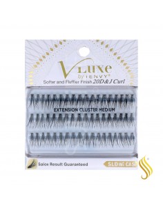 I Envy V Luxe Extension Cluster Moyen Lash/Cil (Vlei02)