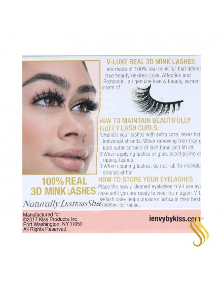 I Envy V Luxe 3D Realmink Lash/Pestana Real Sourire (Vler05)