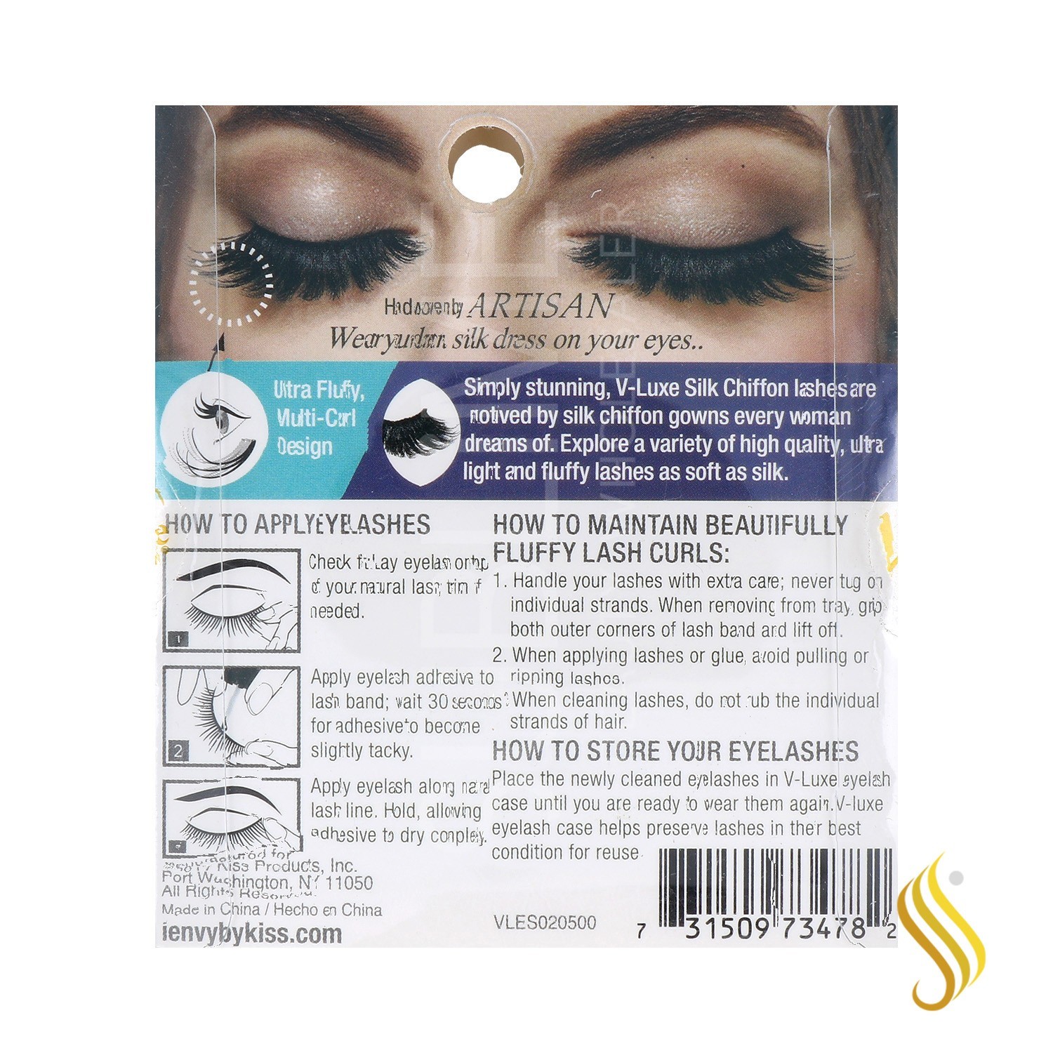 I Envy V Luxe Chiffon Silk Lash/Inspired A-Line...