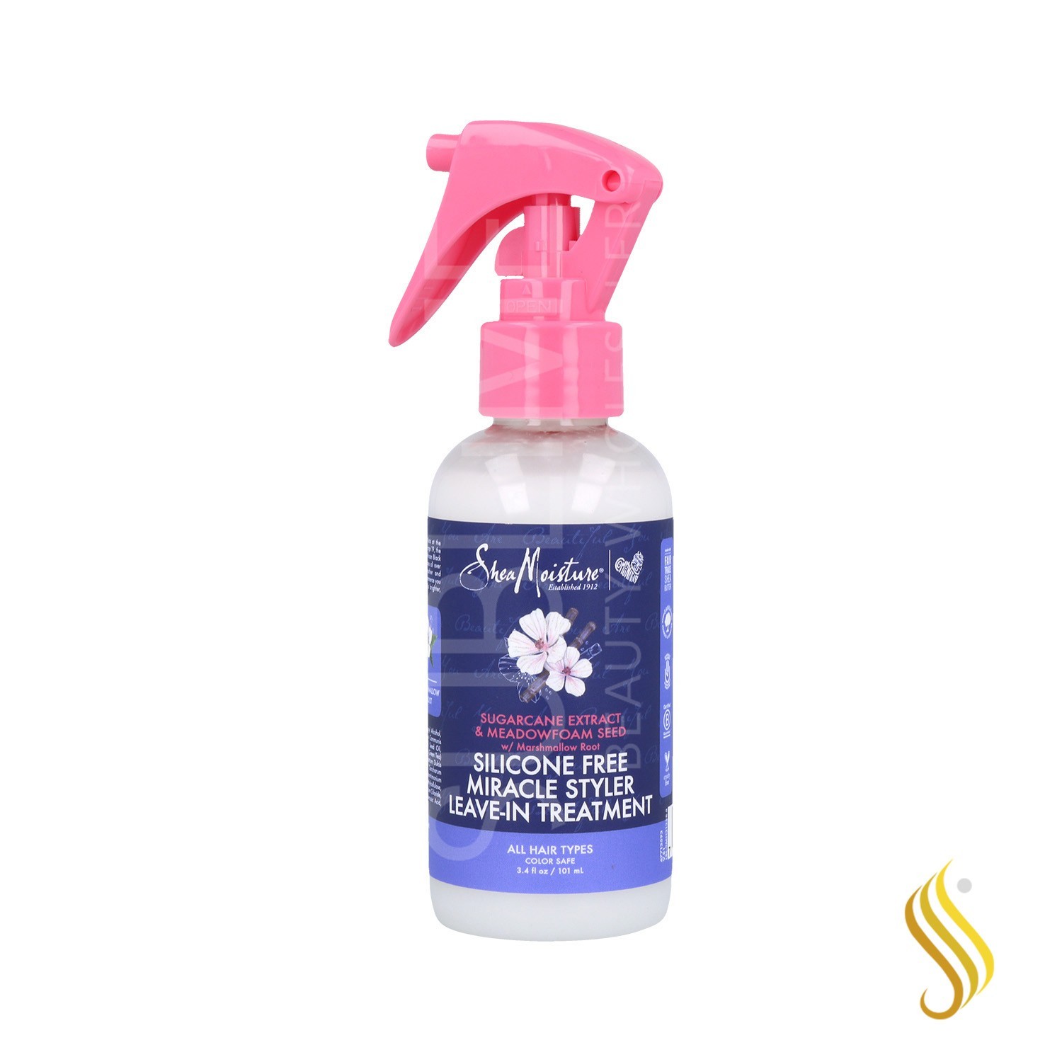 Shea Moisture Sems Silicone Free Miracle Styler Leave-In Tratamiento 3,4Oz/101 ml