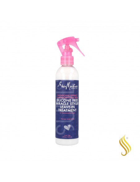 Shea Moisture Sems Silicone Free Miracle Styler Leave-In Tratamiento 8Oz/237 ml