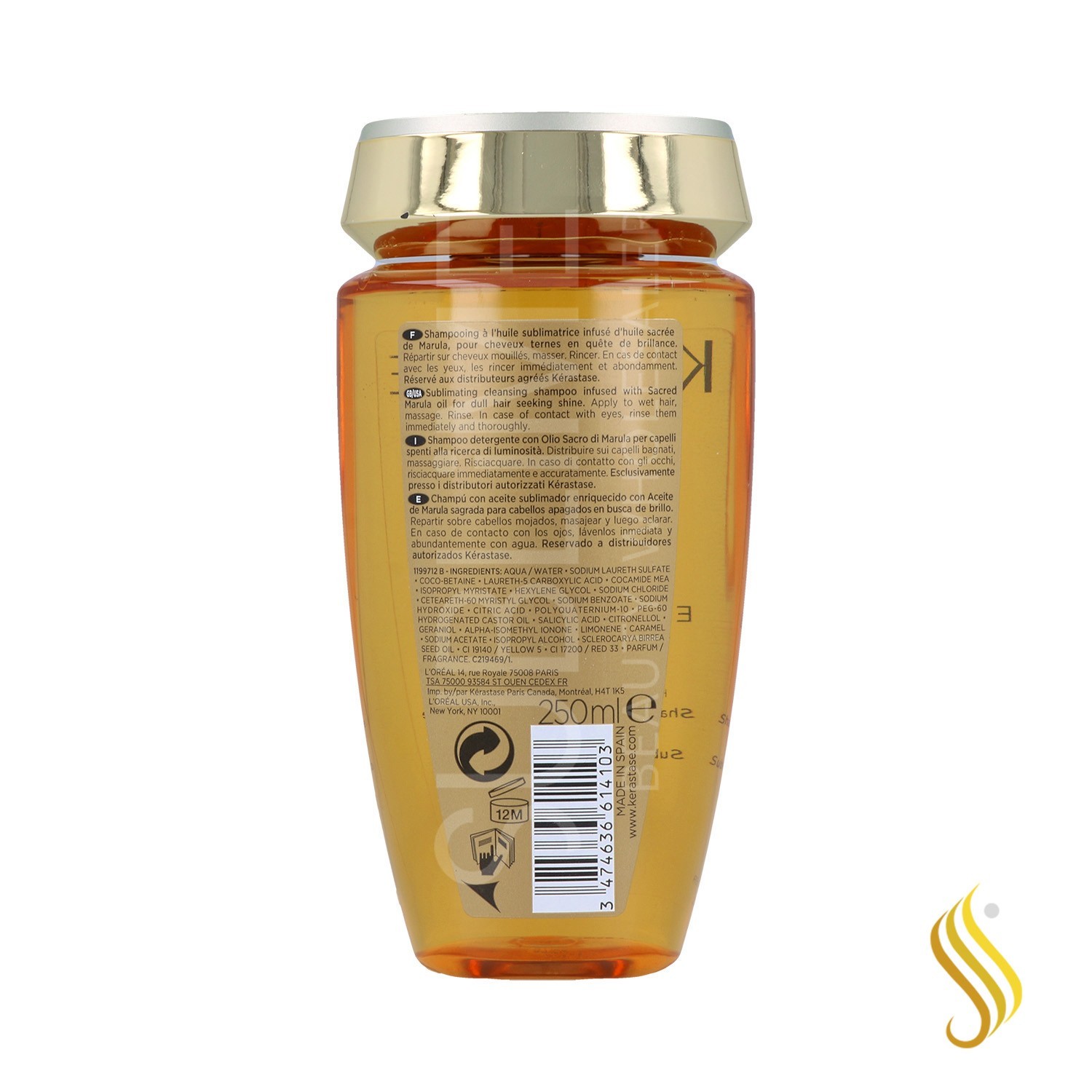 Kerastase Elixir Ultime Shampoo Bain Sublimatrice 250Ml