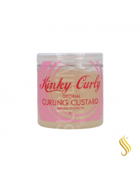 Kinky-Curly Curling Custard Styling Gel 8Oz