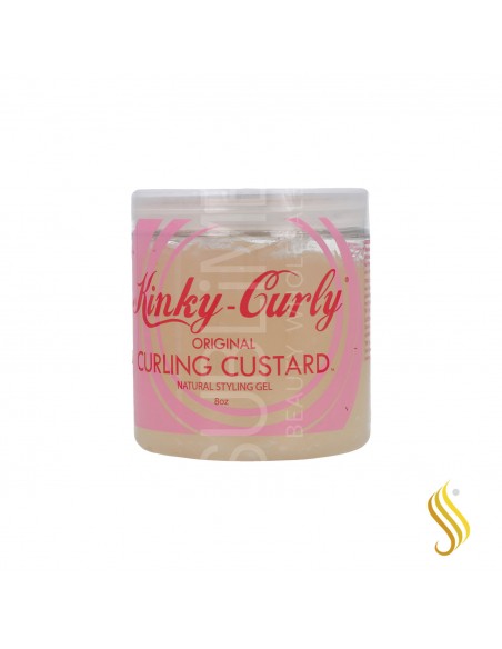 Kinky-Curly Curling Custard Styling Gel 8Oz