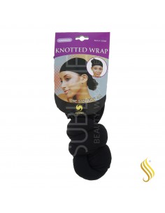 Lb Knotted Wrap/Cap Nudo Envolv Noir (12048)
