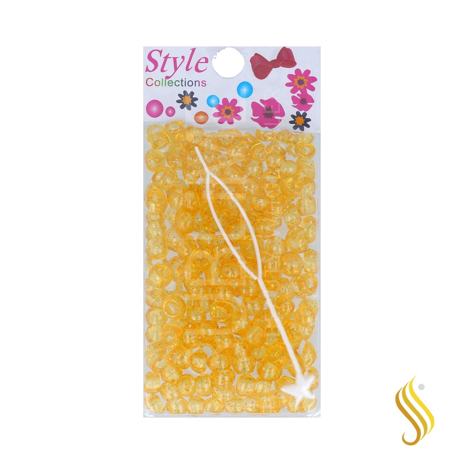 Lb Billes Transparentes (Bd005-Jaune)