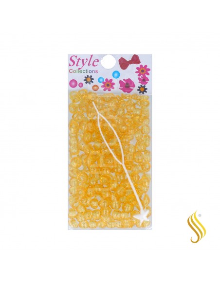 Lb Bolinhas Transparentes (Bd005-Amarelo)