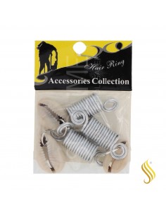 Lb Bolitas Spiral Metal Small (Bd004Ss-Silver)