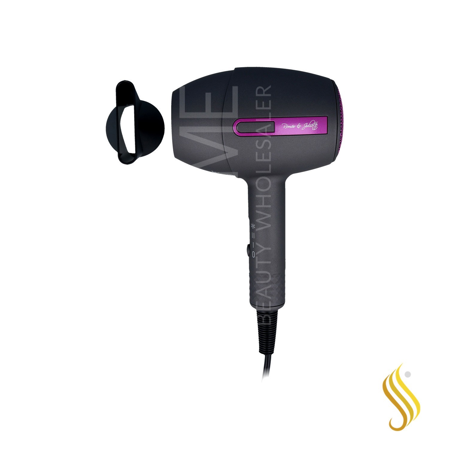 Albi Sèche-cheveux R&J Voyage Grise & Violette 1400W (3260)