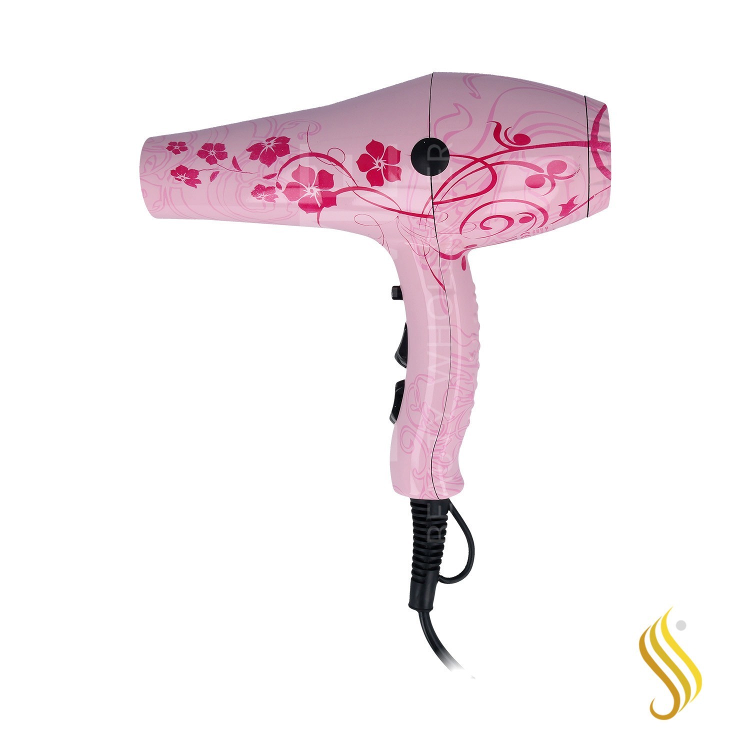 Albi Sèche Cheveux Fleurs Rose 2000W (3320)