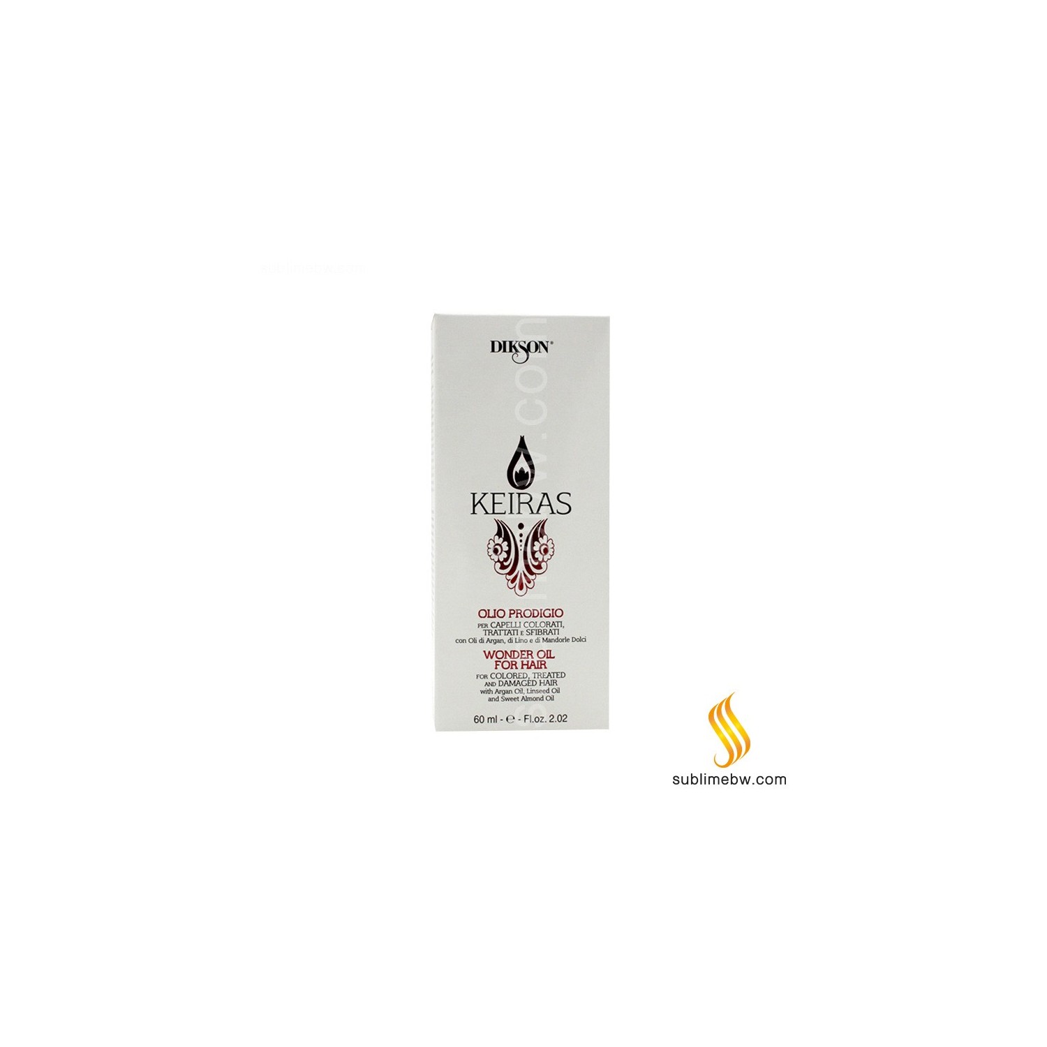 Dikson Keiras Oleo Prodigio Cabelos Mortos 60 Ml