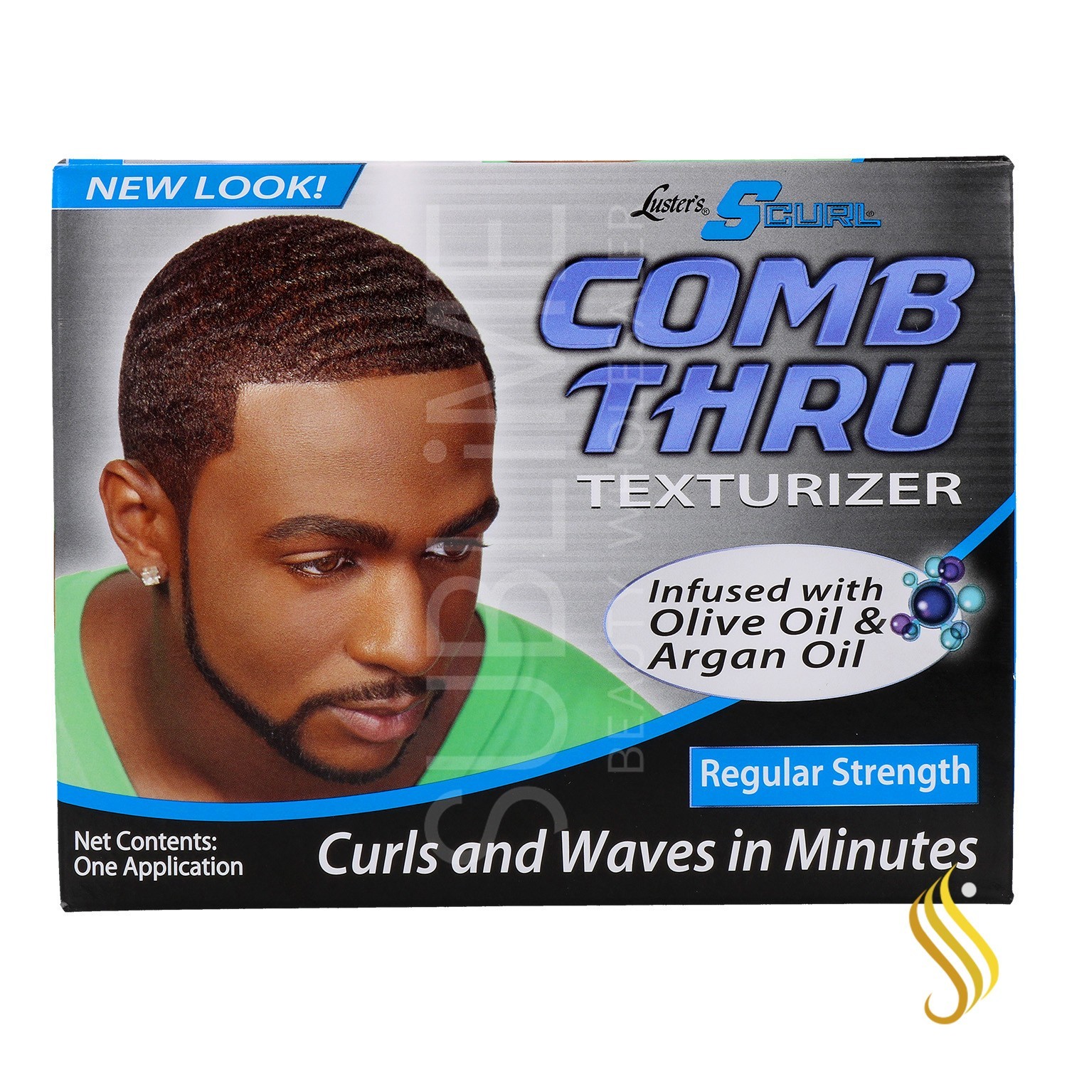 Luster's Scurl Comb Thru Texturizaer Kit Regular (1 Aplic)