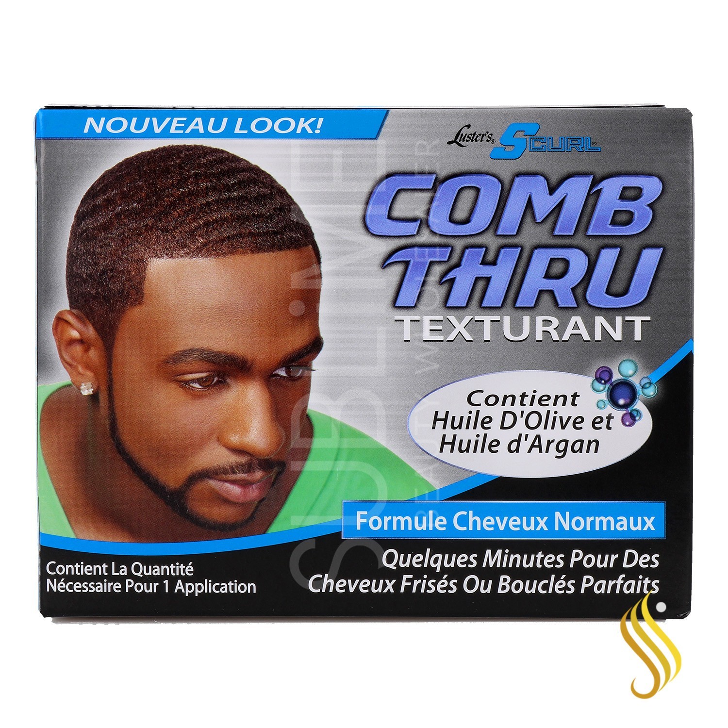 Luster's Scurl Comb Thru Texturizaer Kit Regular (1 Aplic)