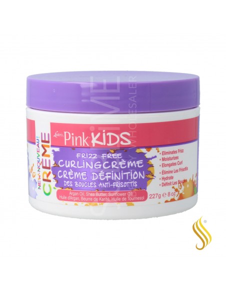 Luster Pink Kids Frizz Free Curling Creme 8Oz/227G