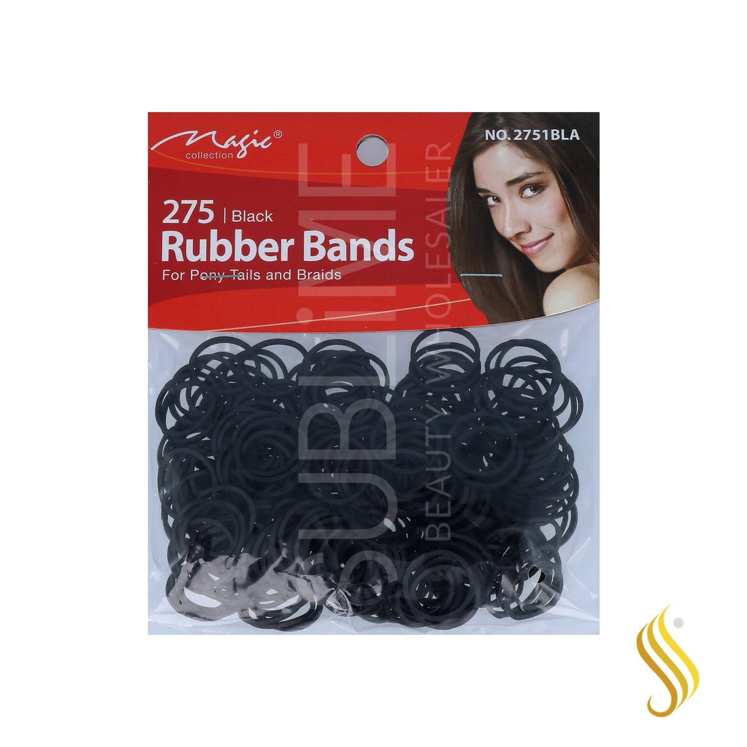 Magic Rubber Bands Noir (2751Bla)