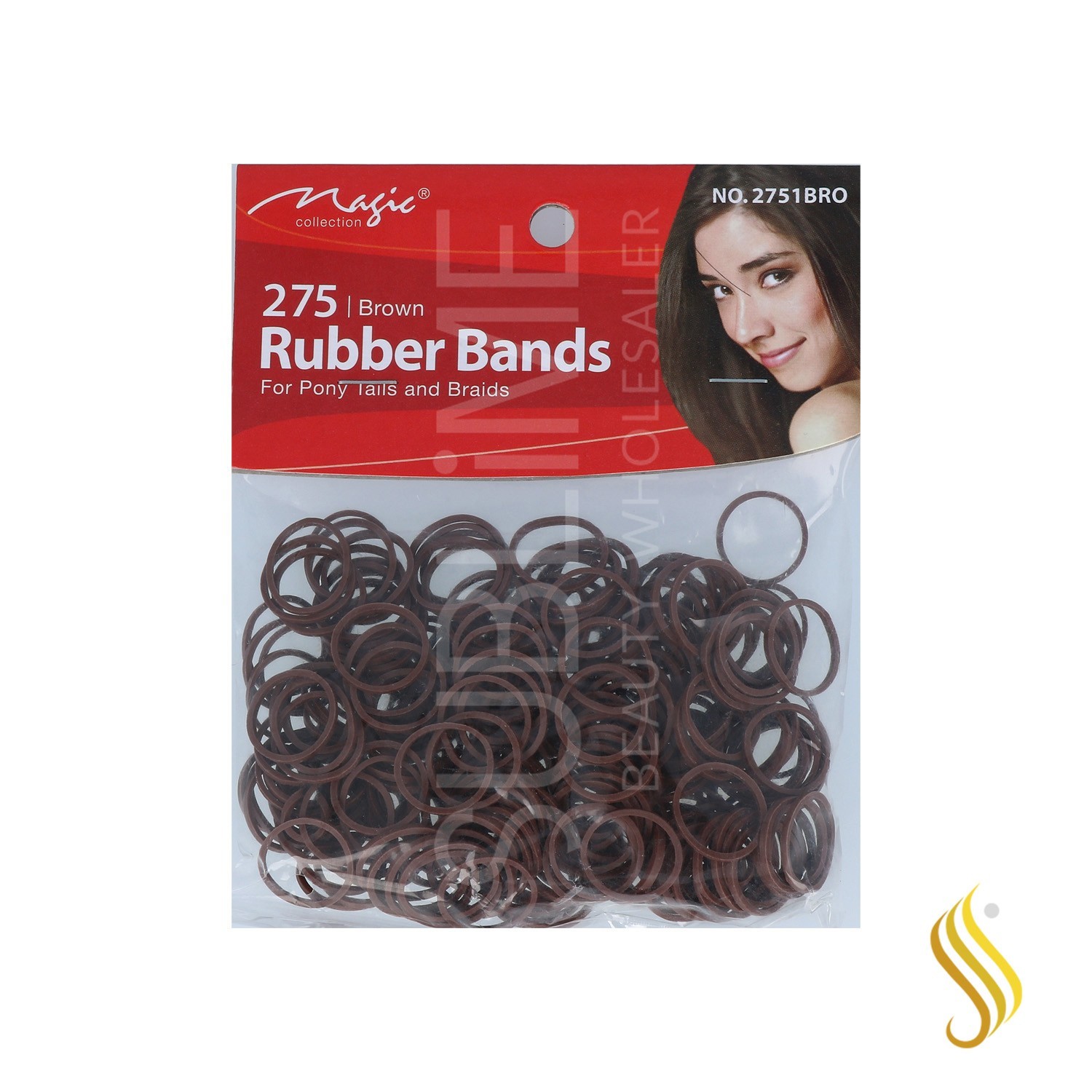 Magic Rubber Bands Castaño (2751Bro)