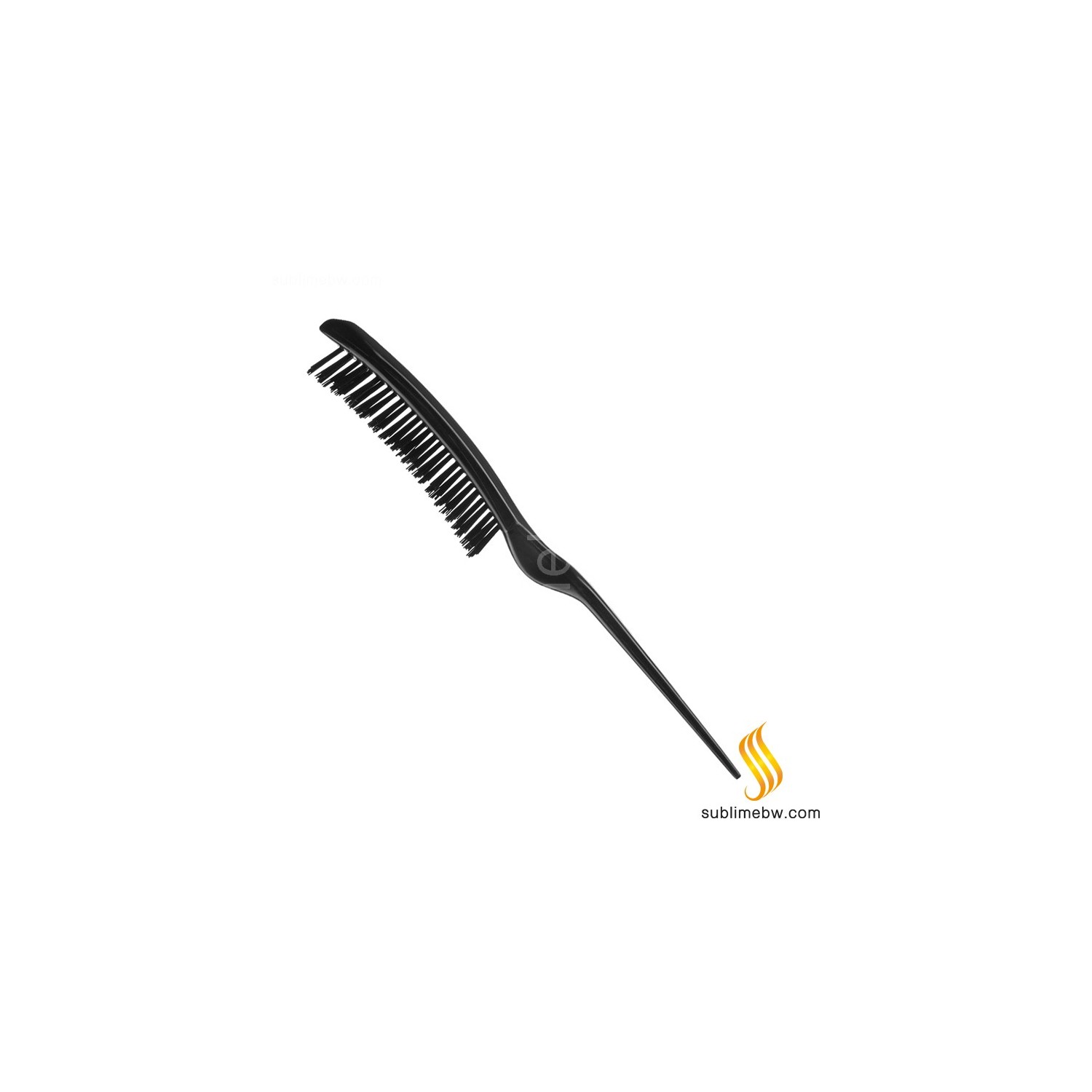 Eurostil Escova Crepar Curvo Nylon ""negro""