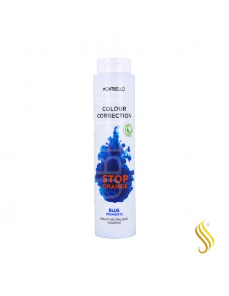 Montibello Colour Correction Stop Orange Shampooing 300 ml (Neutralisant+Pigment Bleu)