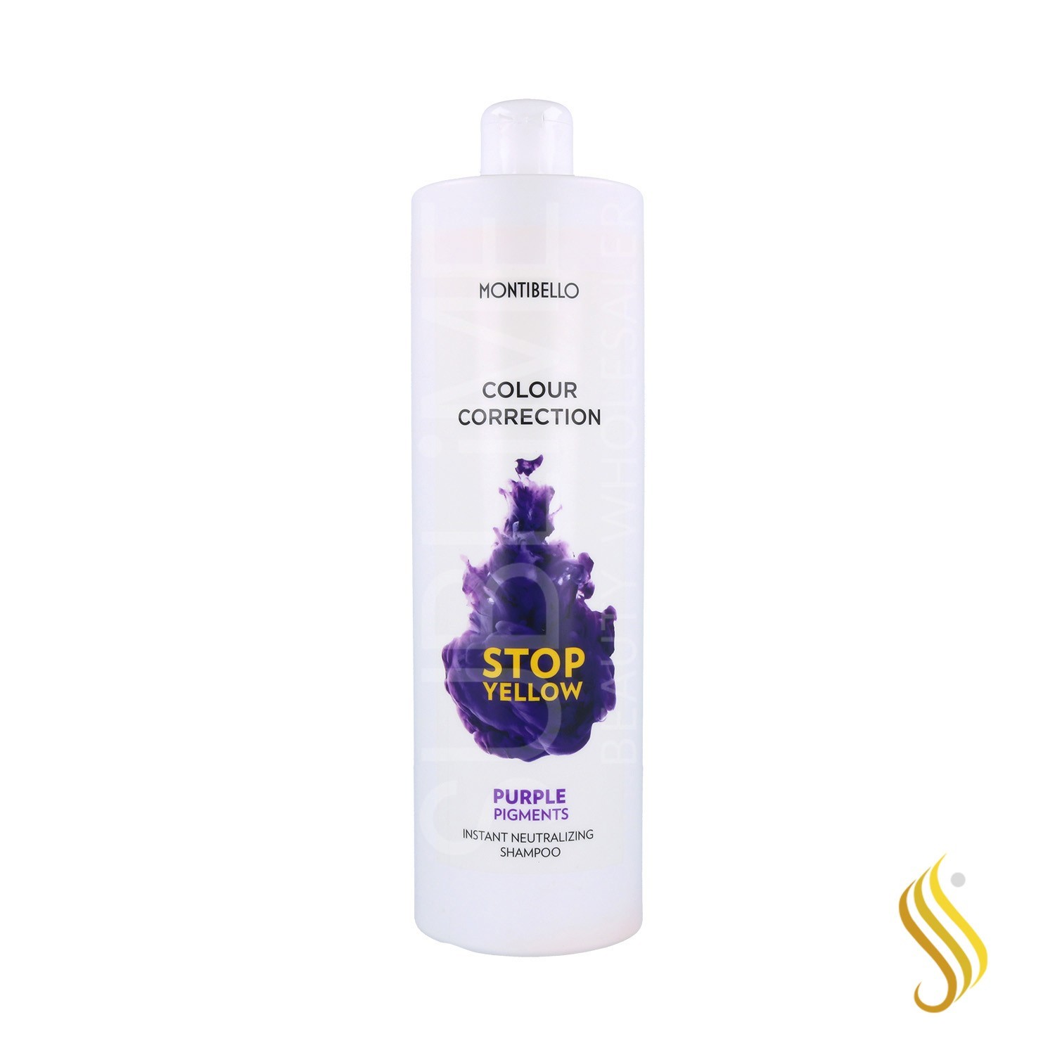 Montibello Colour Correction Stop Yellow Shampooing 1000 ml (Neutralisant+Pigment Lilas)