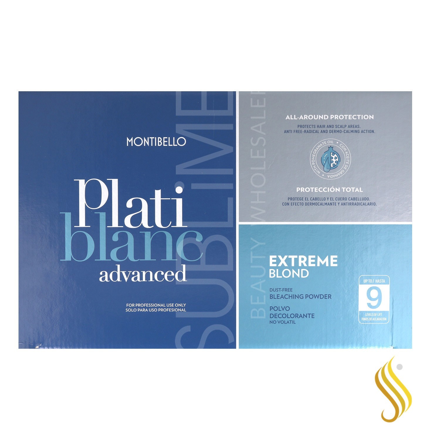 Montibello Platiblanc Advance Extreme Blond Deco 9 Niveles 2X500G