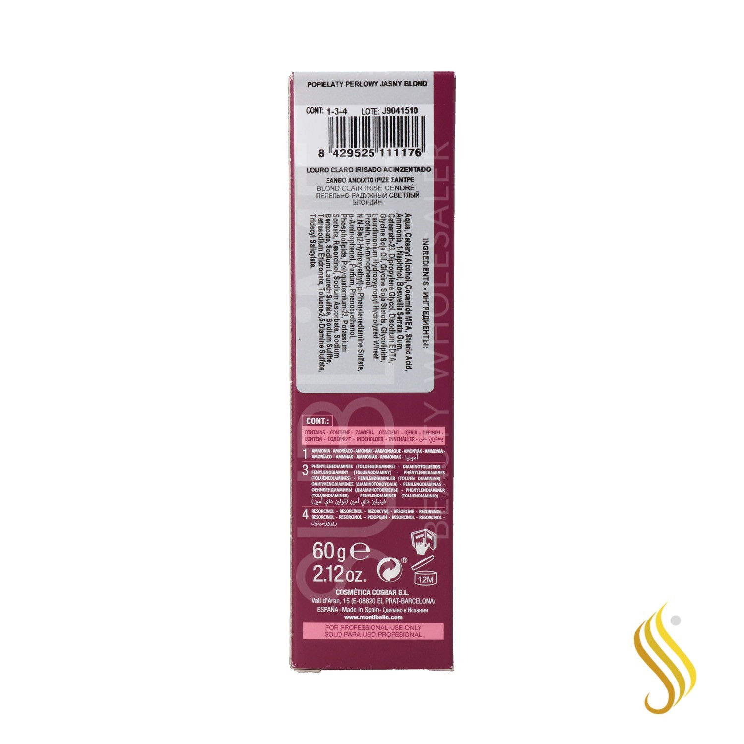 Montibello Cromatone 60gr, Color 8,21
