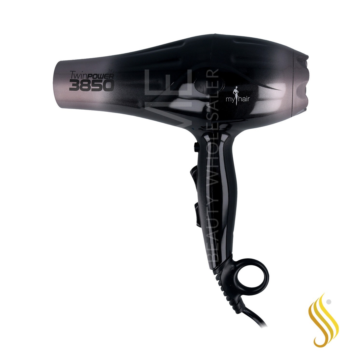 My Hair Sèche Cheveux Twin Power 3Kv 3850 Gris Métal (09002008)