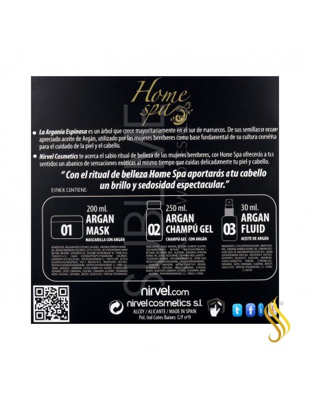 Nirvel Pack Home Capillary Spa Argan Oil