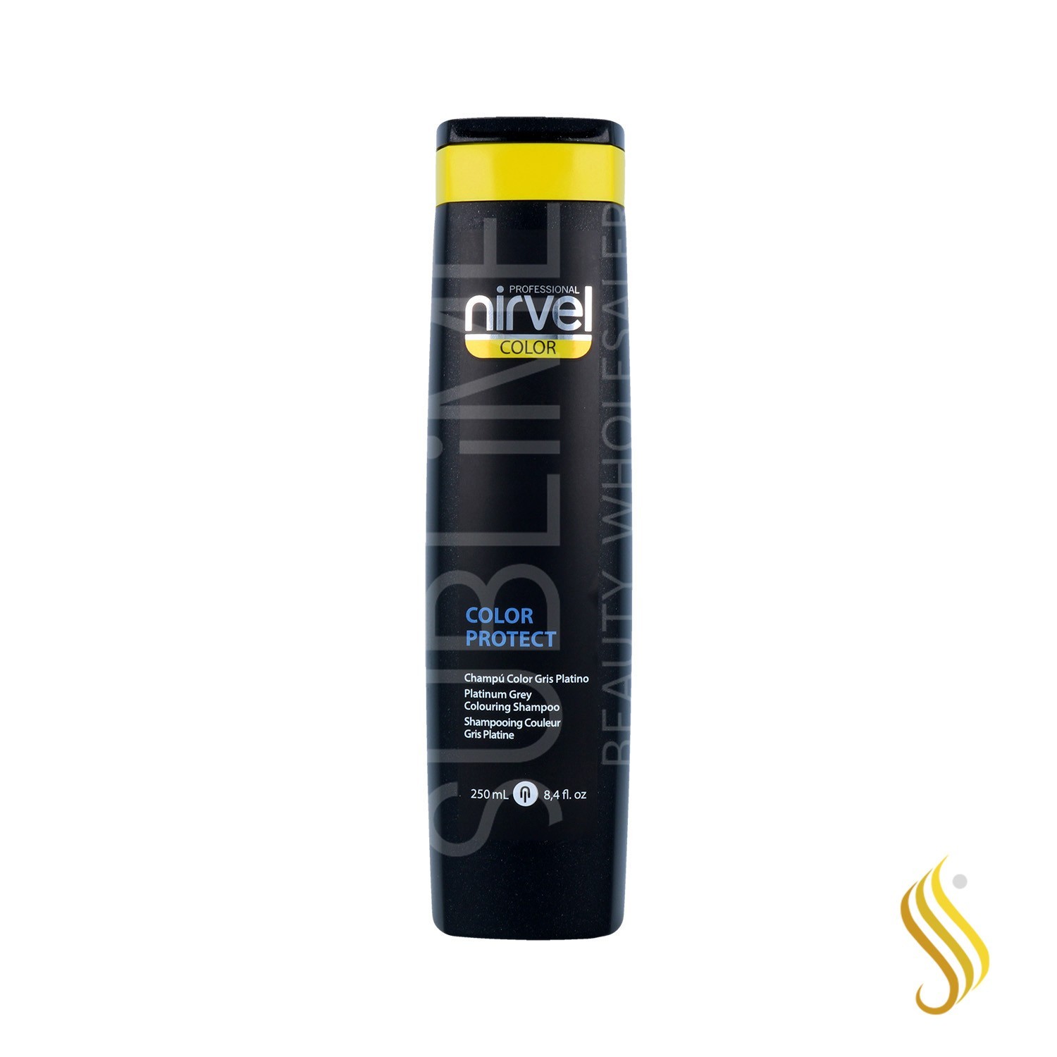 Nirvel Color Shampoo Color Gray 250 Ml (white Hair)