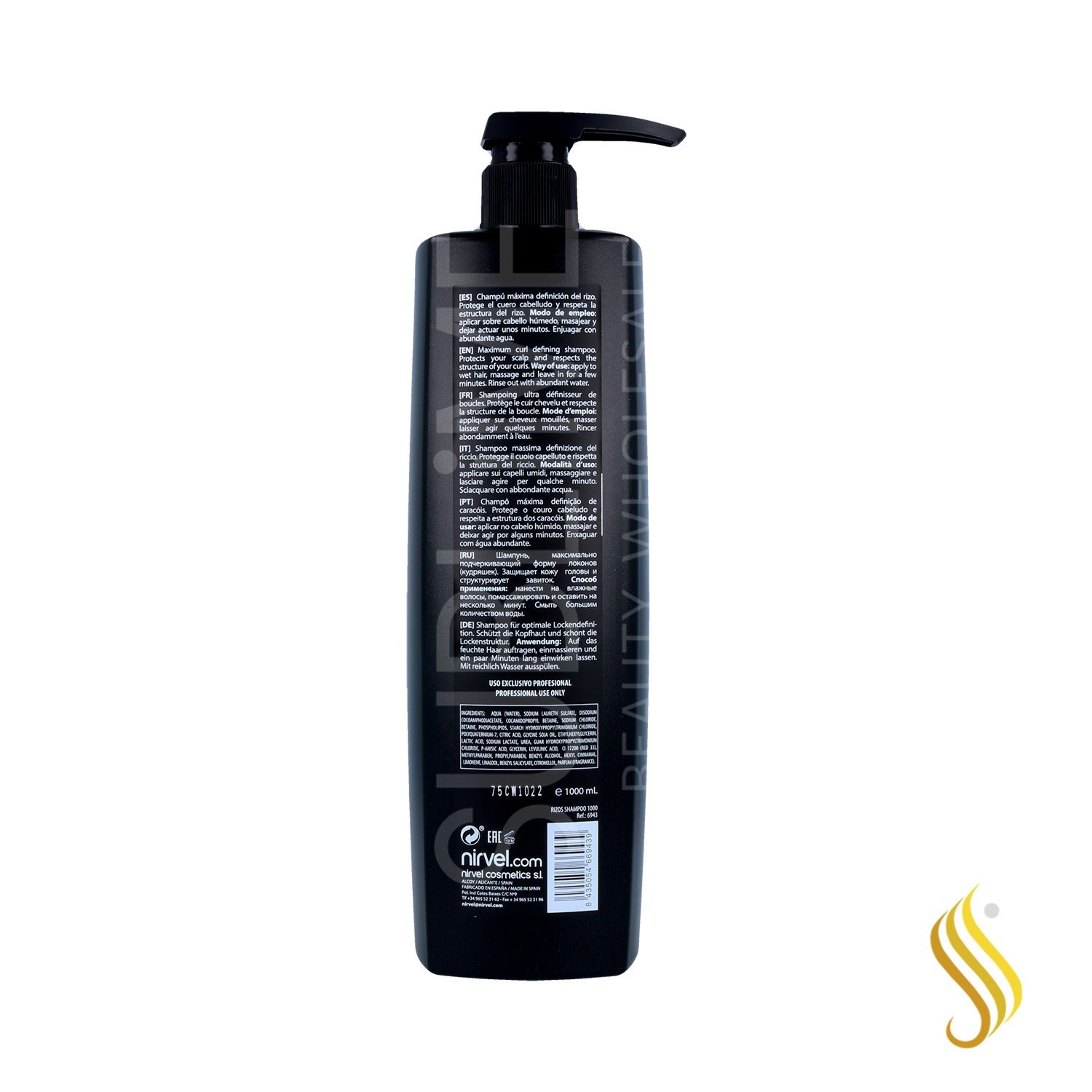 Nirvel Care Shampooing Boucles 1000 Ml