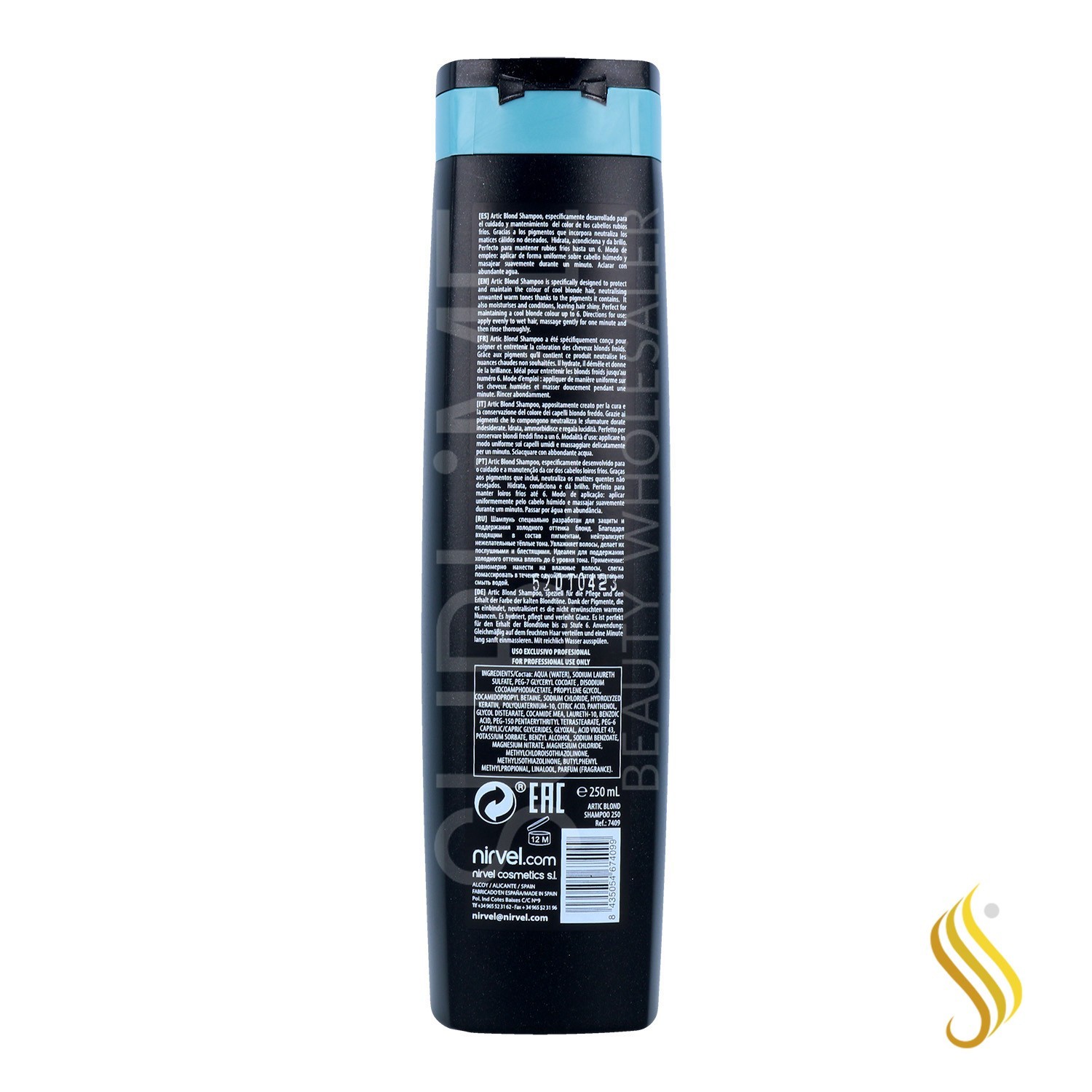 Nirvel Care Shampooing Artic Blond 250 Ml