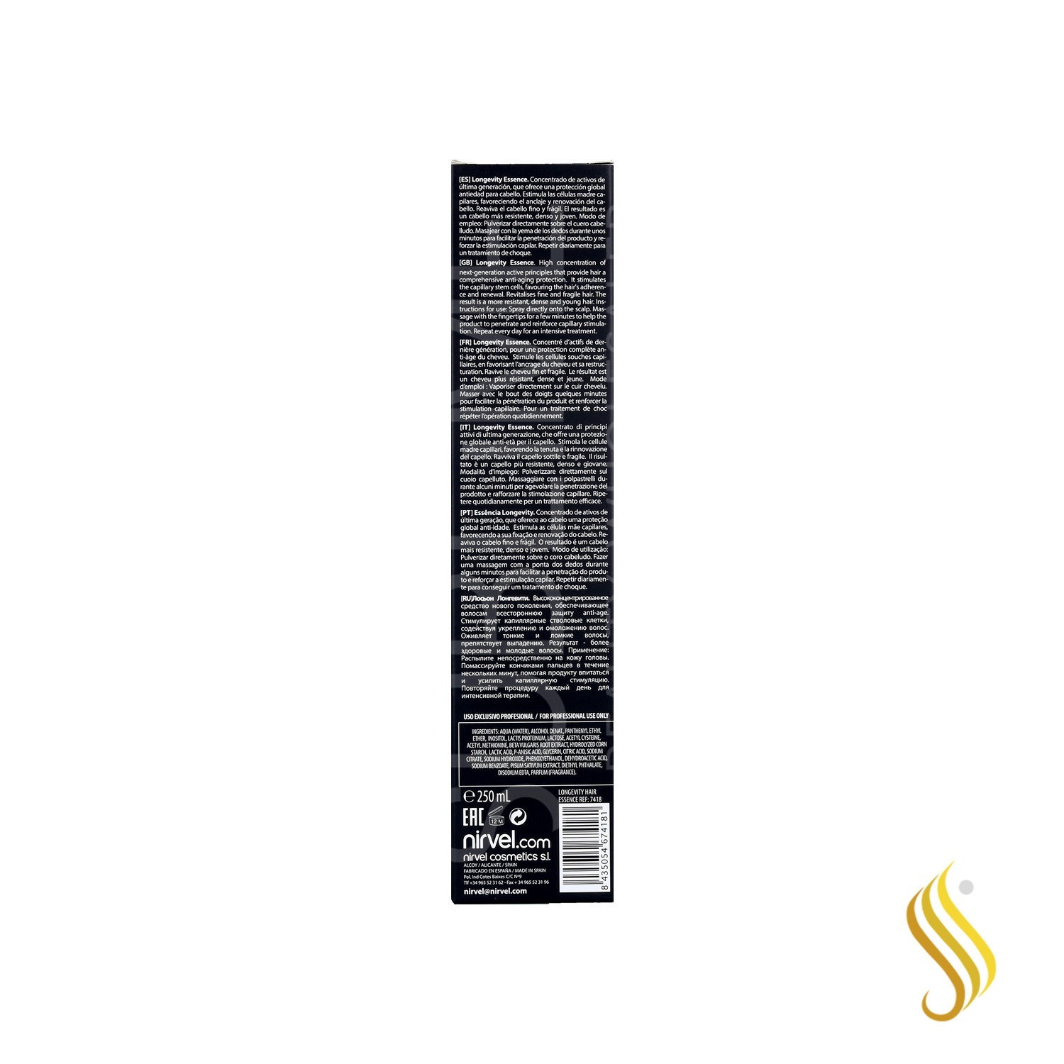 Nirvel Longevity Hair Essence 250 Ml