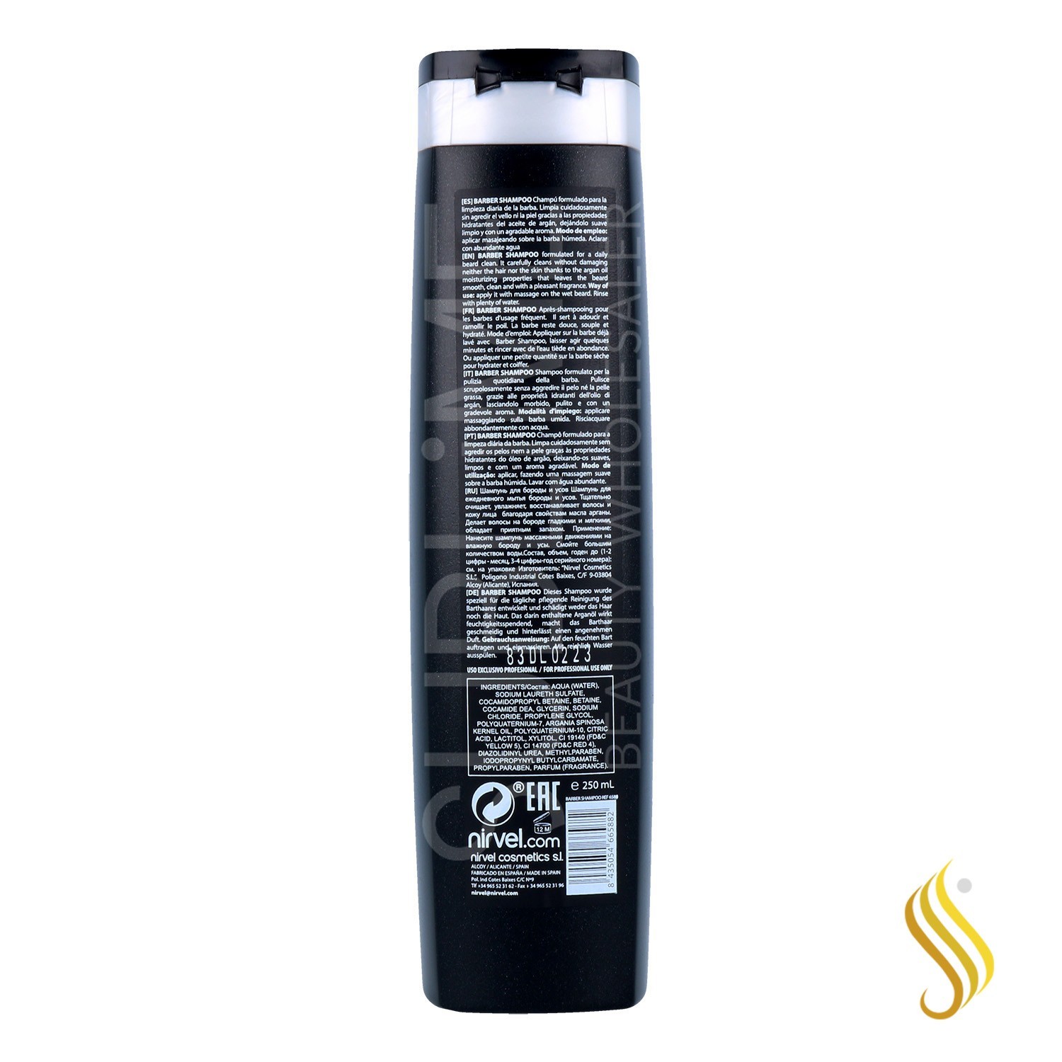 Nirvel Men Shampooing Barber 250 Ml