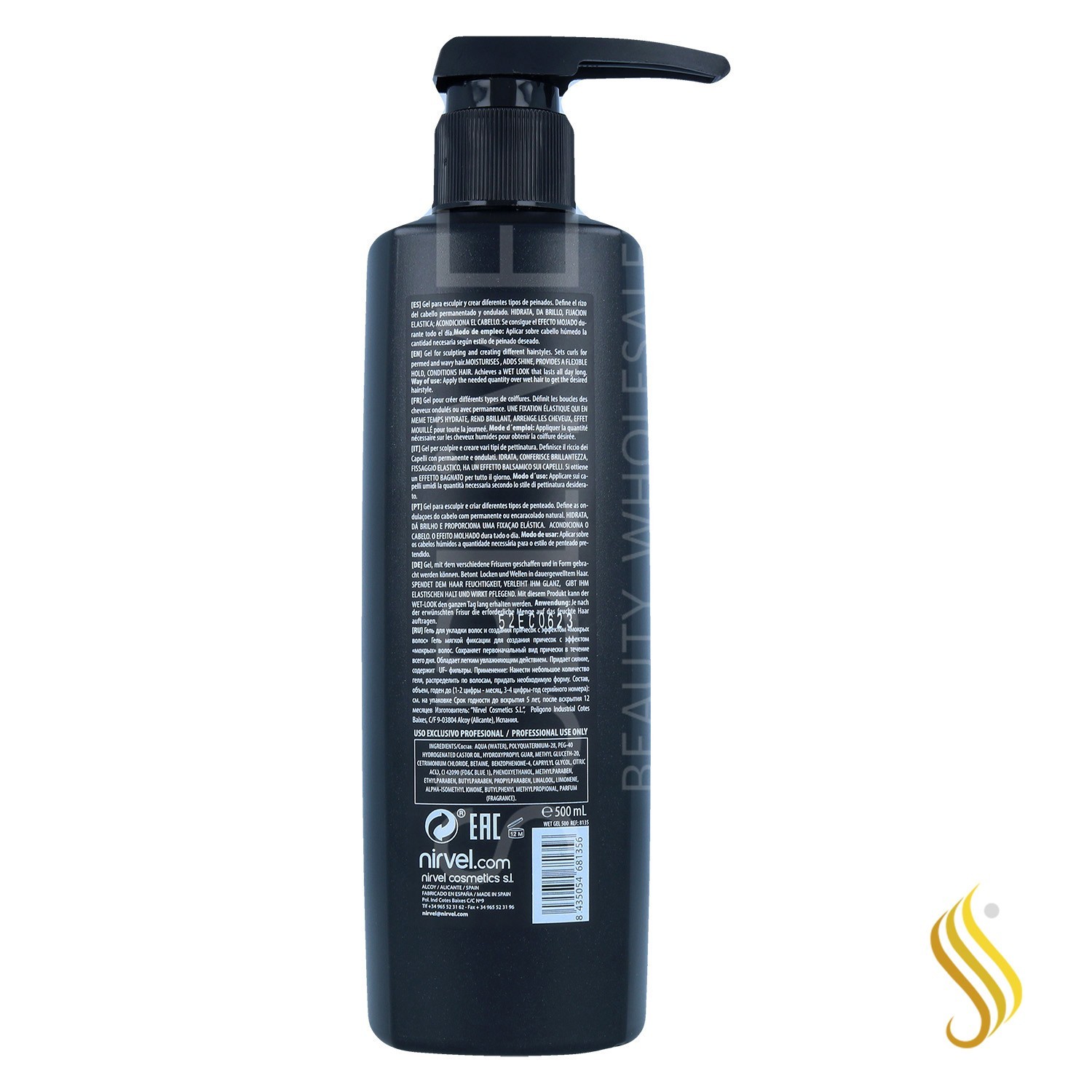 Nirvel Styling Wet Gel 500 Ml