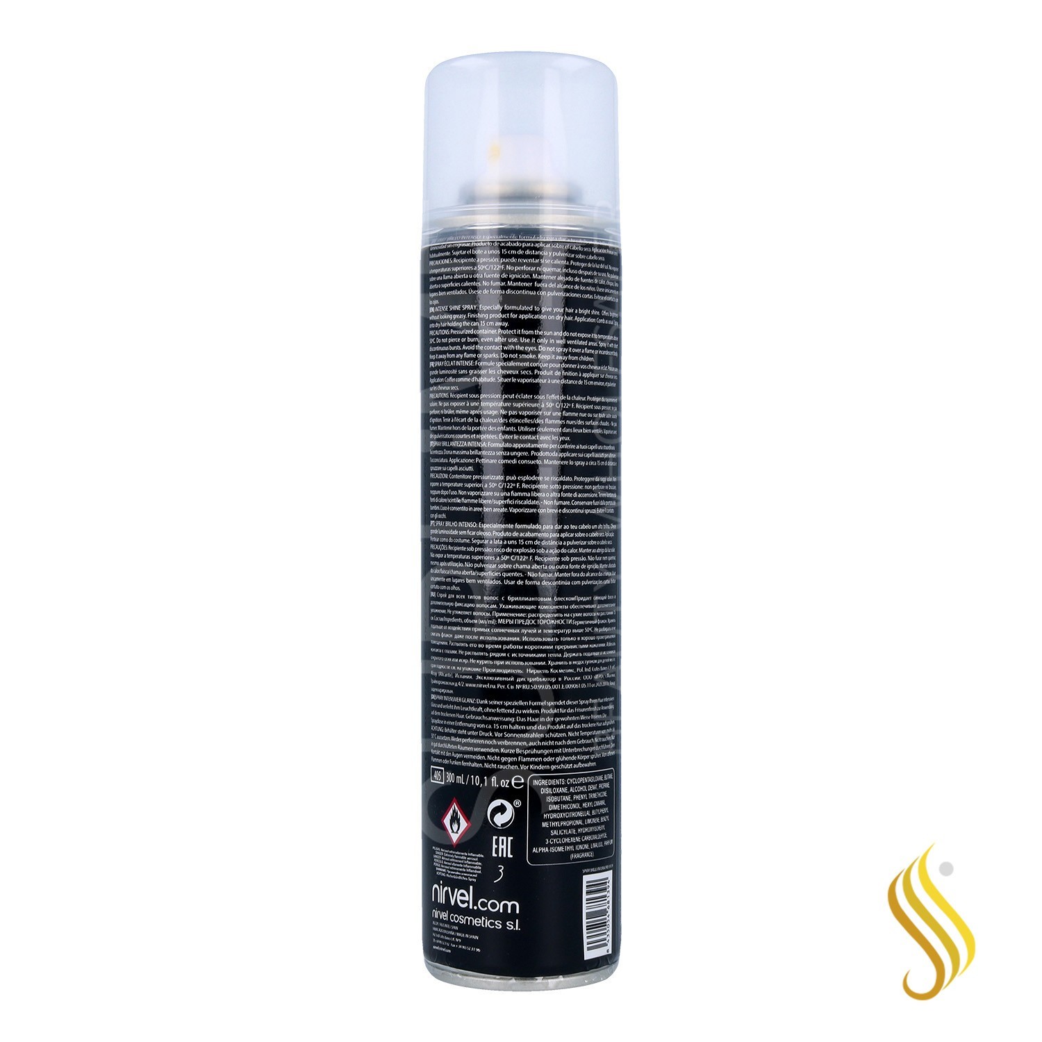 Nirvel Styling Glosstyl Spray Brightness 300 Ml