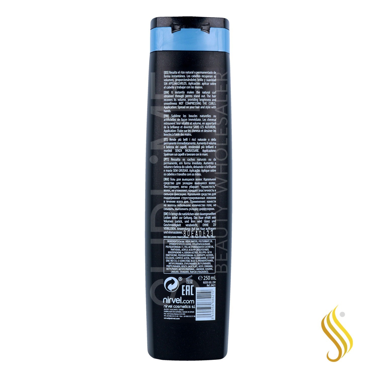 Nirvel Styling Gel Activator De Curly 250 Ml