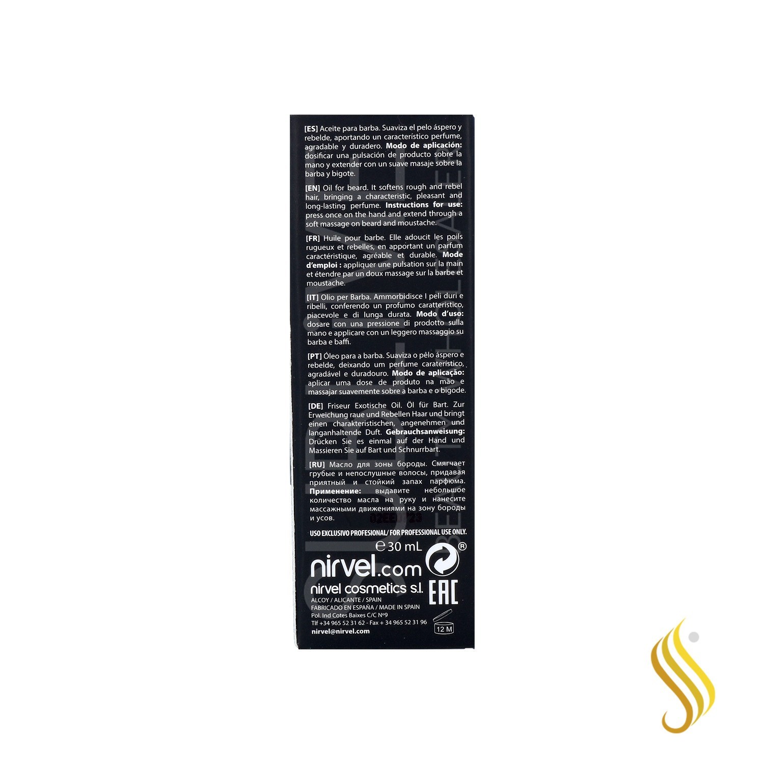 Nirvel Barber Exotic Oil 30 Ml
