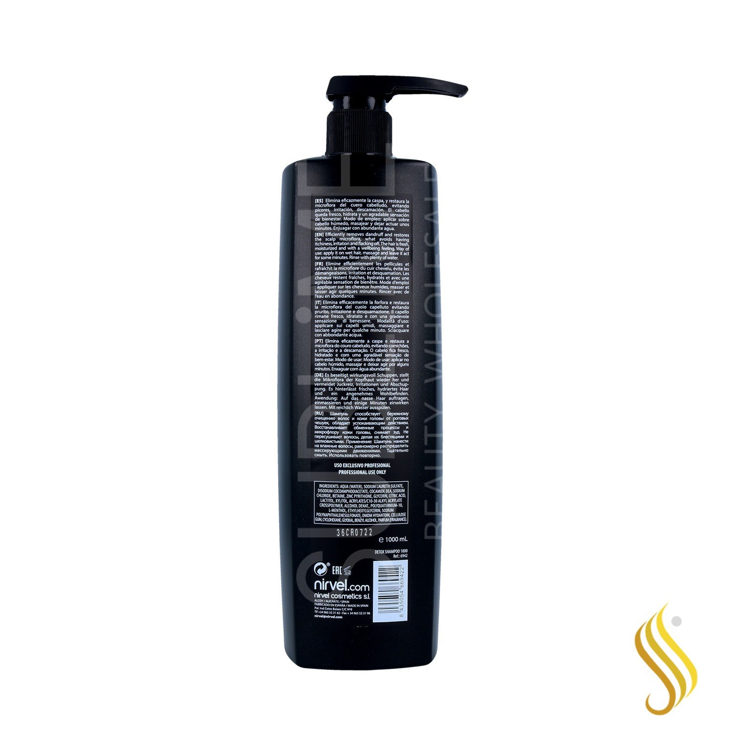 Nirvel Detox Shampoo Dandruff 1000ml