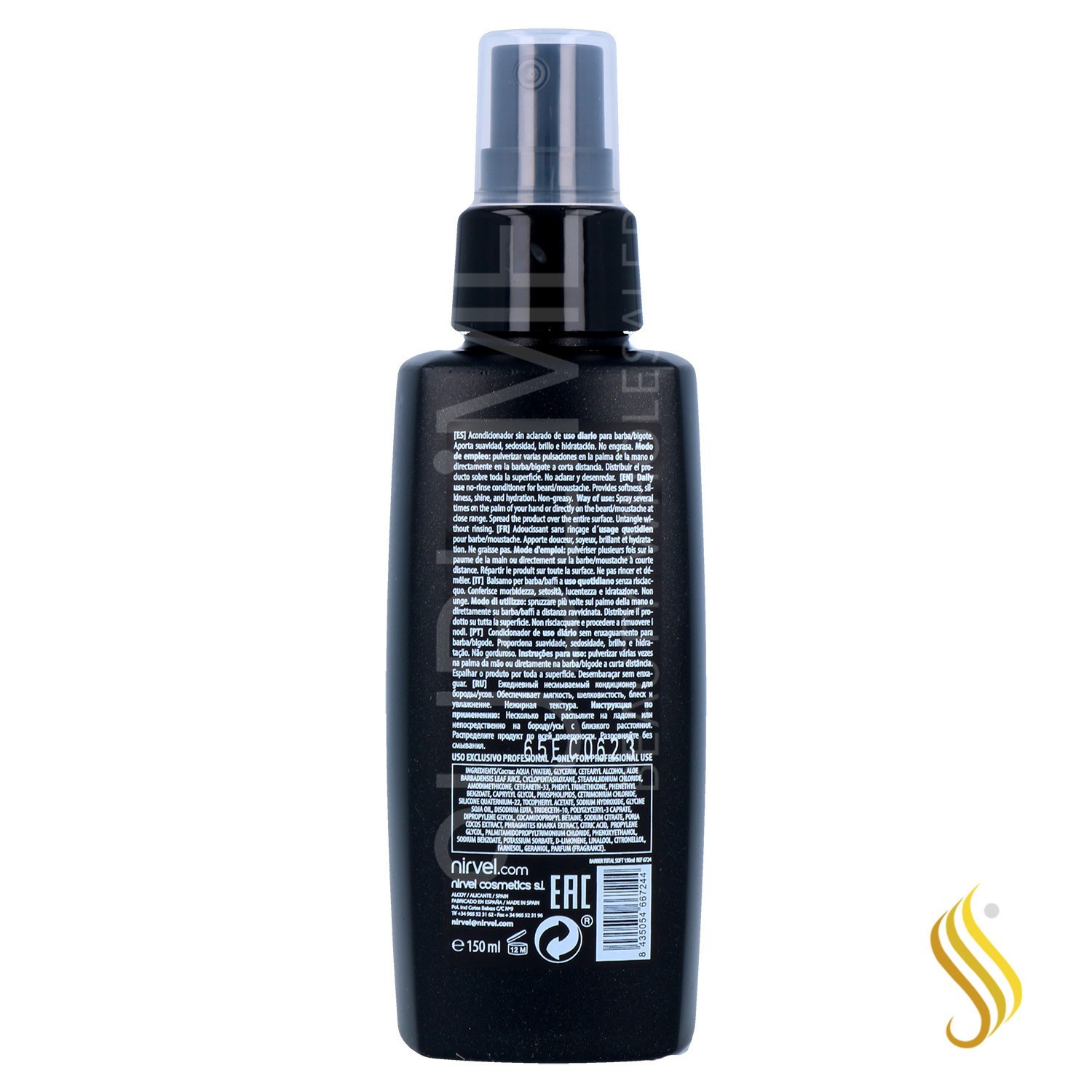 Nirvel Men Barber Total Soft Conditionneur Sans Ammoniaque 150 ml