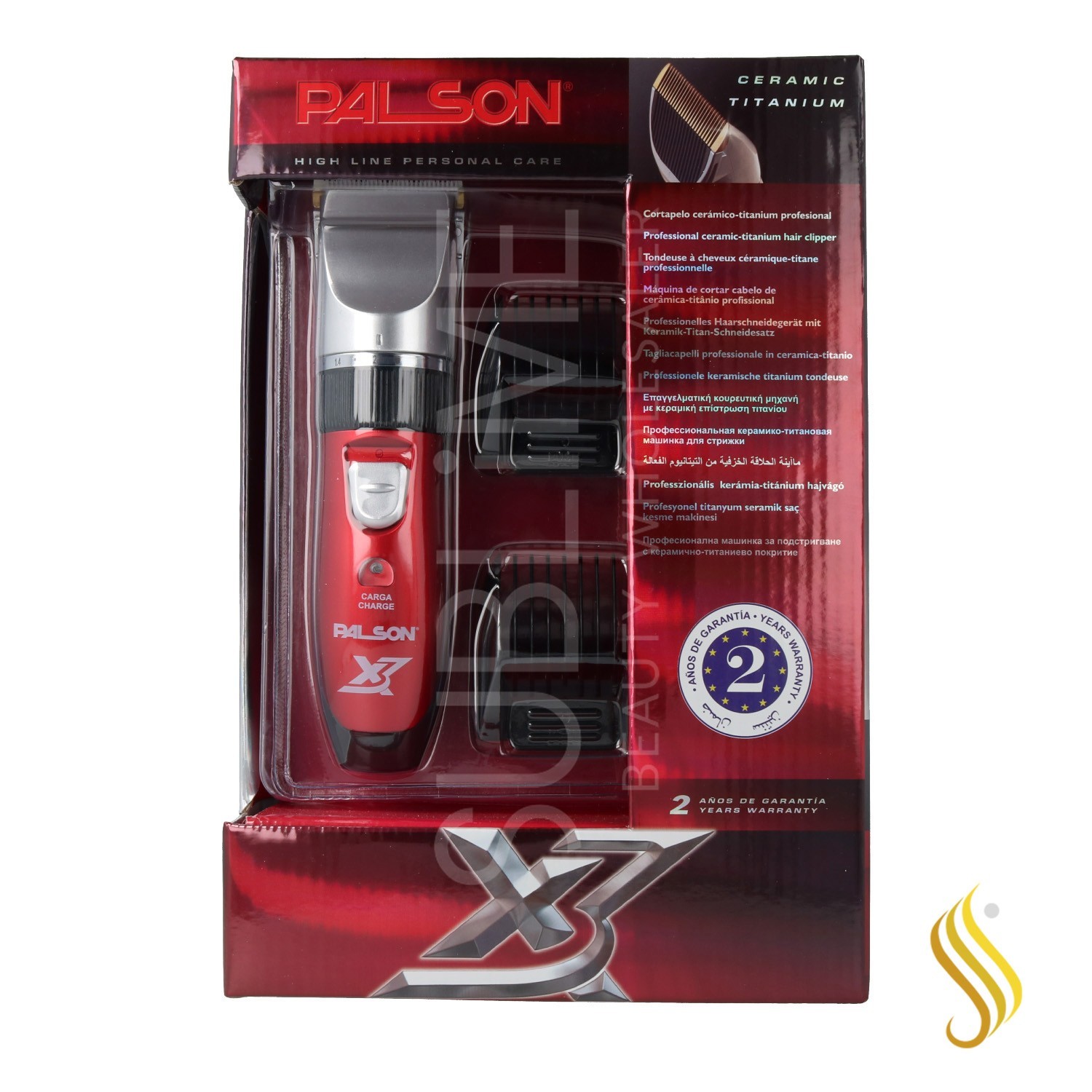 Palson Máquina Corta Pelo Ceramic Titanium X3