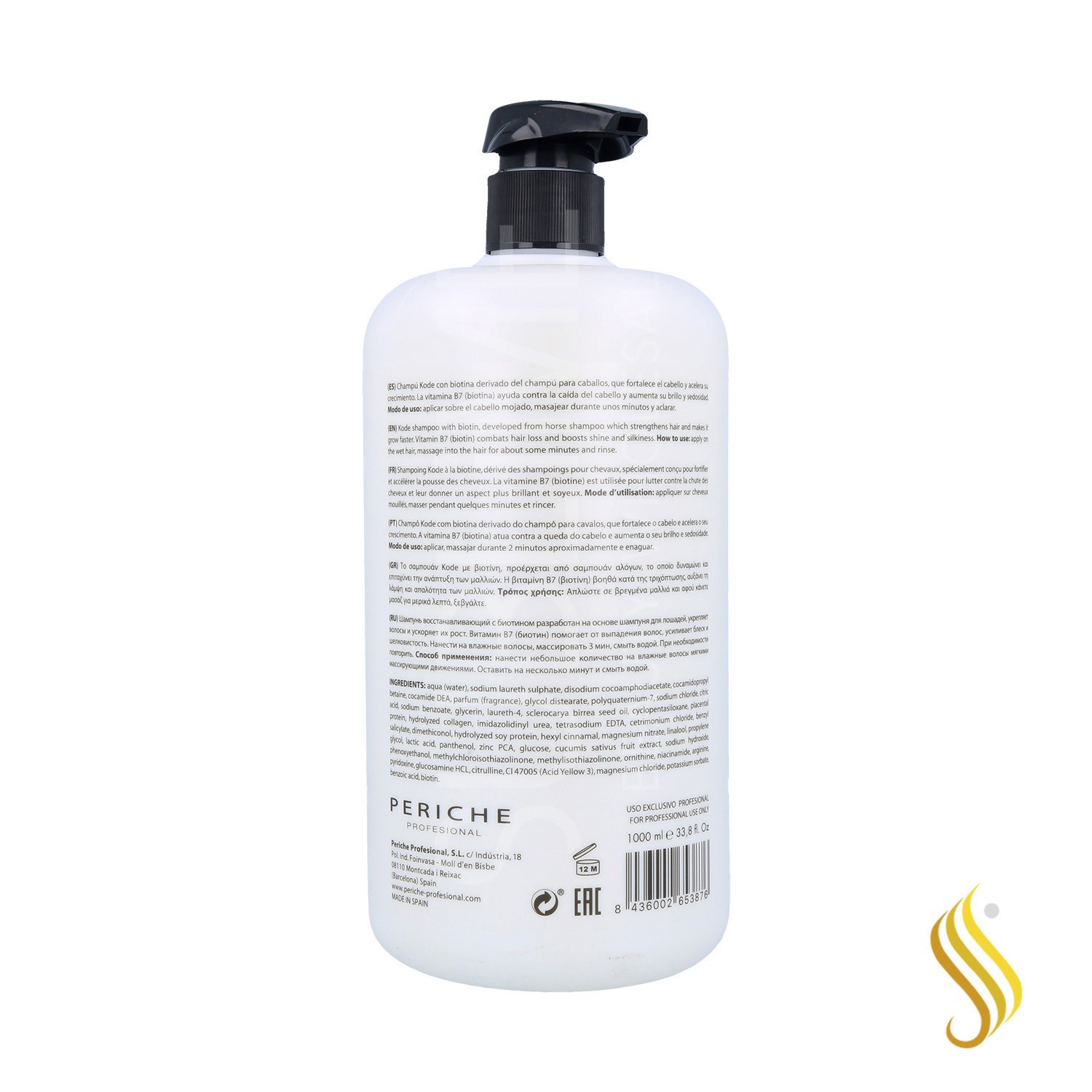 Periche Kode Kbyo Biotina/Repair Champú 1000 ml