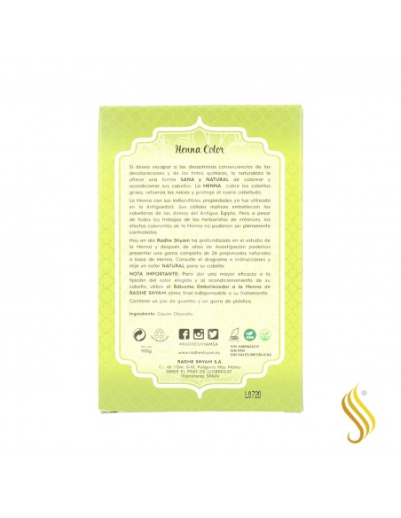 Radhe Shyam Henna Powder Neutral 100G