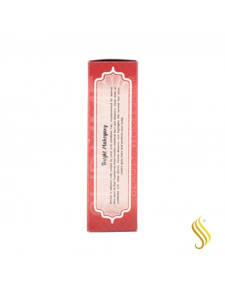 Radhe Shyam Henna Poeira Mogno Brilhante 100G