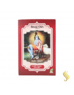 Radhe Shyam Henna Poudre Super Acajou Foncé 100G