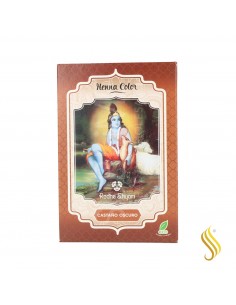 Radhe Shyam Henna Poudre Châtain Foncé 100G