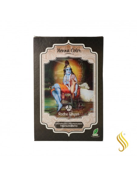 Radhe Shyam Henna Powder Dark Brown Deep Treatment 100G (2-Bags)