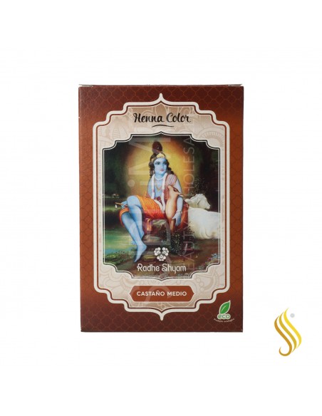 Radhe Shyam Henna Powder Medium Brown 100G