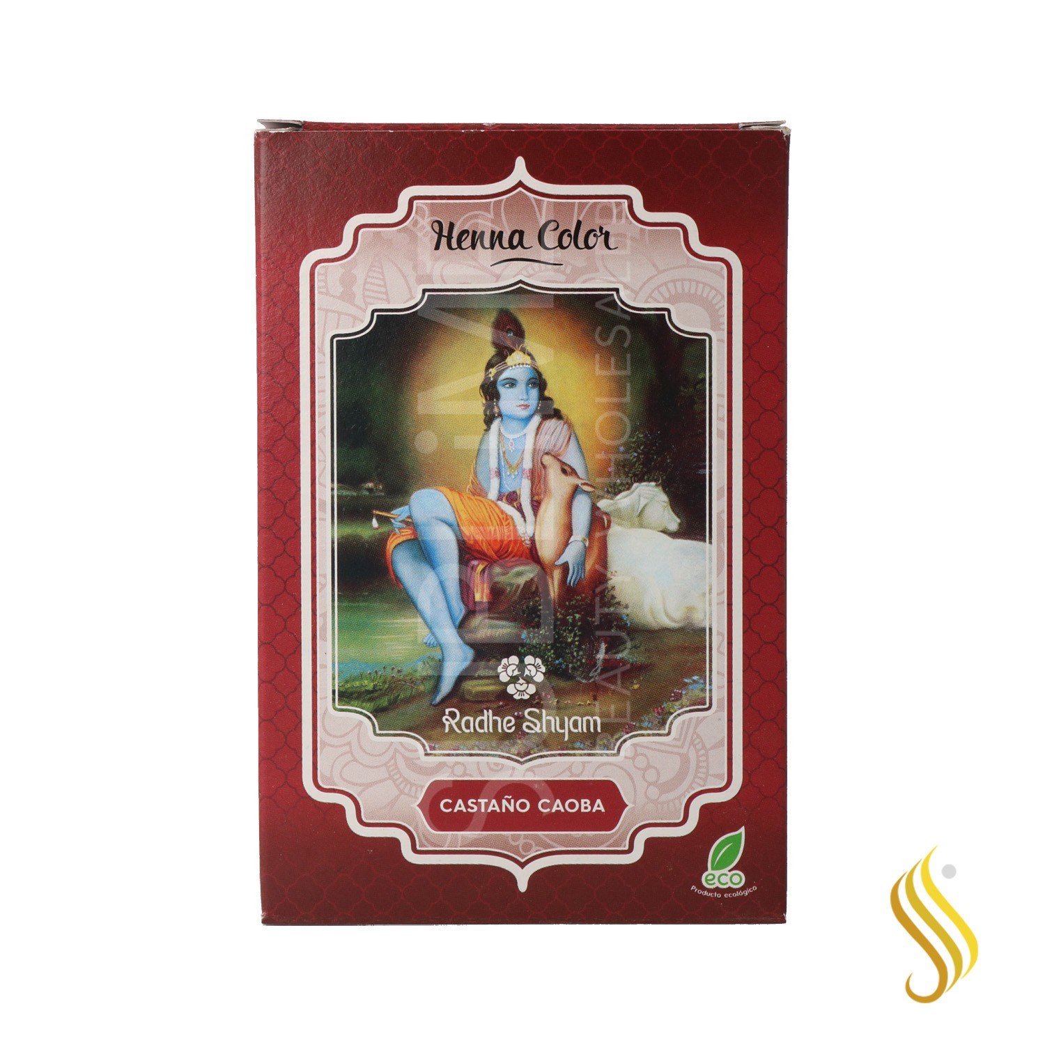Radhe Shyam Henna Powder Brown Mahogany 100G